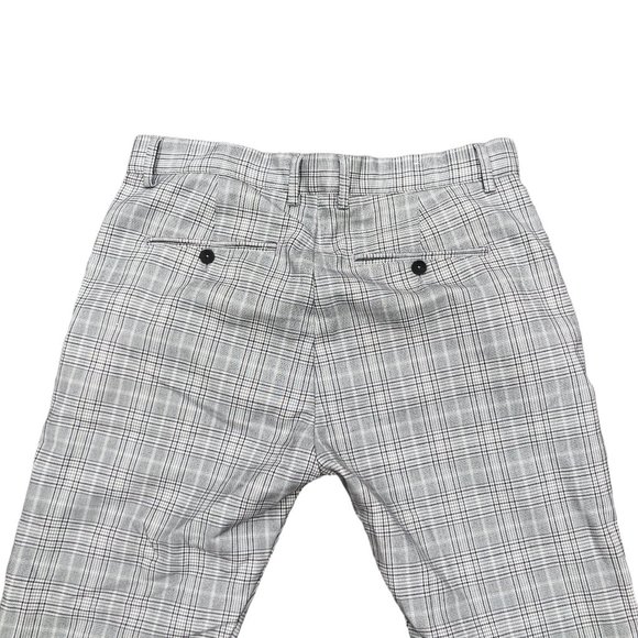 Zara Casual Dress Pants Size 34 Striped Gray - Picture 2 of 8